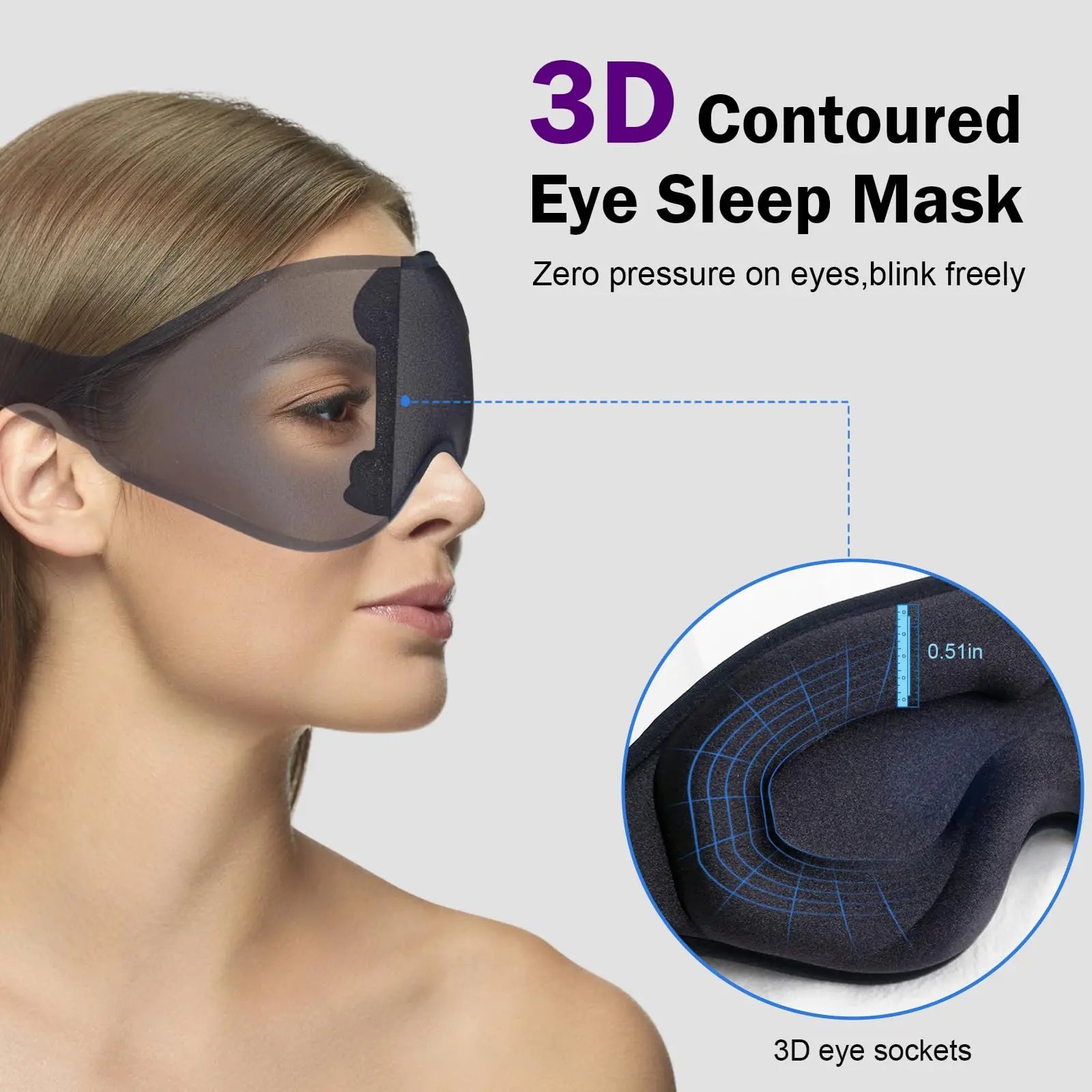 3D Memory Foam Sleep Mask