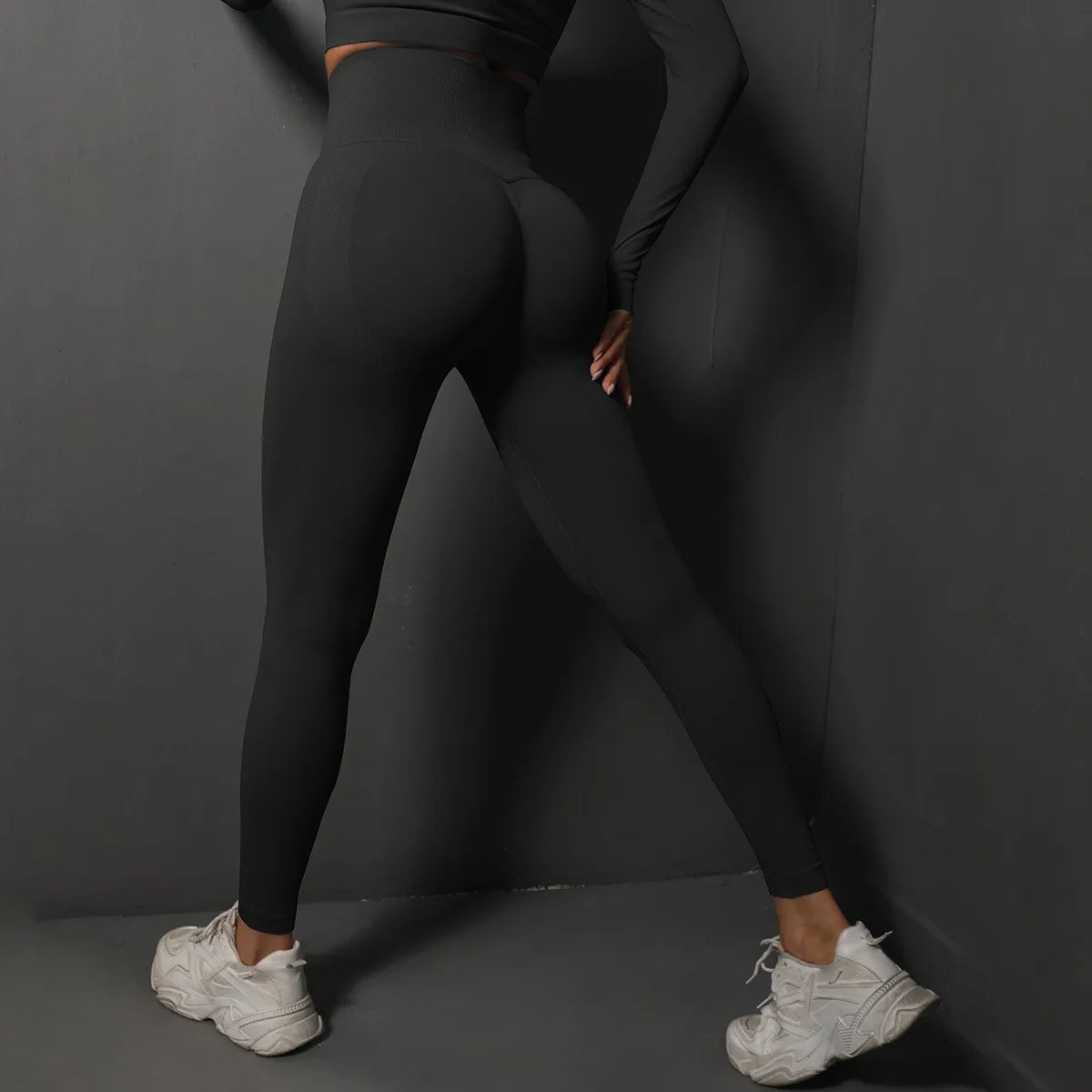 High-Waist Push-Up Yoga Leggings