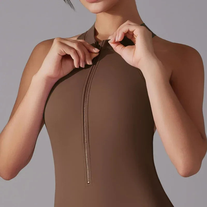 Women’s One-Piece Fitness Jumpsuit