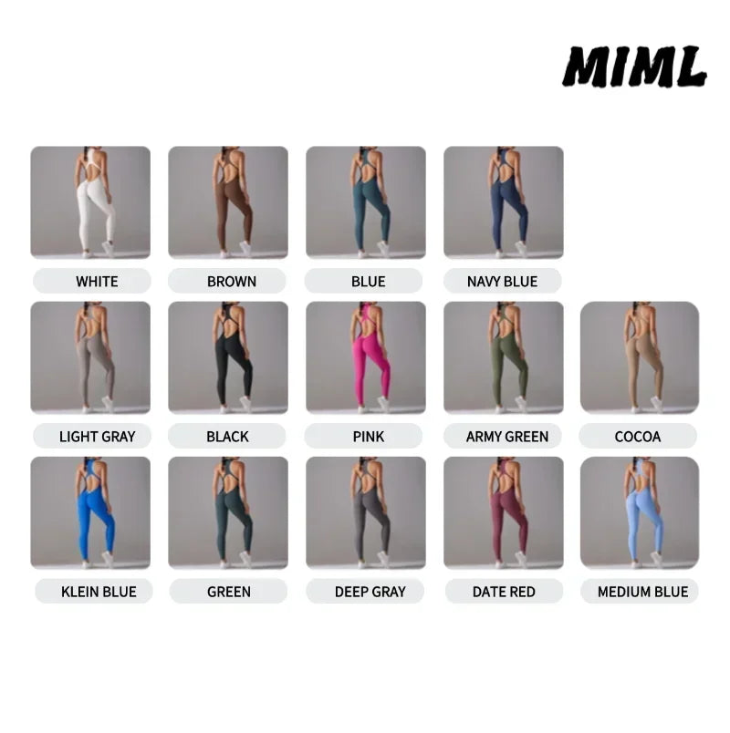 Women’s One-Piece Fitness Jumpsuit