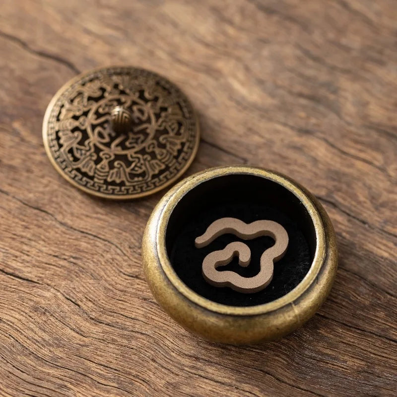 Pure Natural Mini Incense Burner with Disk Incense