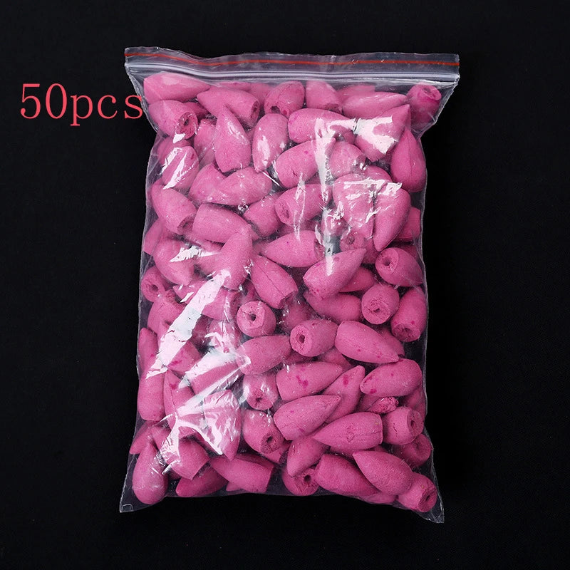 Mixed Backflow Incense Cones – Multi Scents