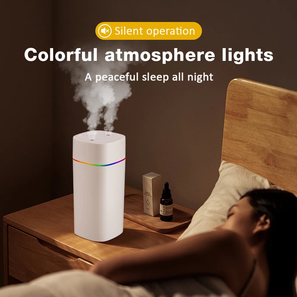 USB Portable 600ml Cool Mist Humidifier