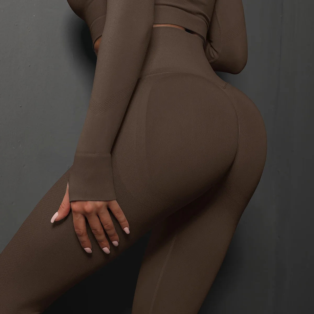 High-Waist Push-Up Yoga Leggings