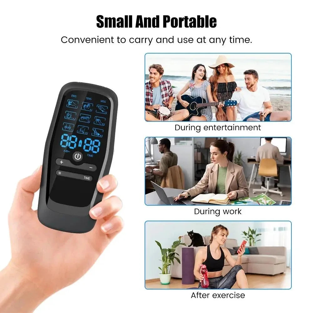 EMS Muscle Stimulator Pulse Acupuncture Digital Therapy Massager for Pain Relief