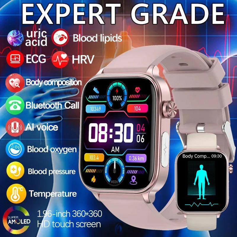 AI Diagnostic Detector Smart Watch with Health Monitoring for Women