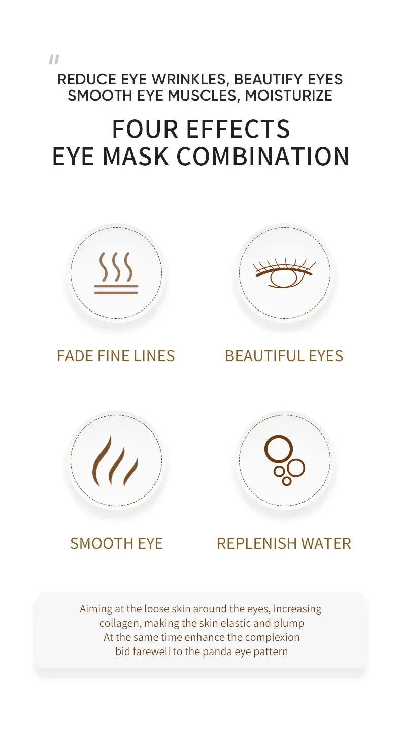 Avocado Golden Collagen Eye Mask – 120pcs Hydrating Anti-Aging Patches