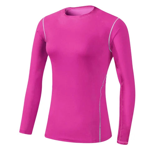 Women’s Long Sleeve Quick Dry Fitness Sport Shirt