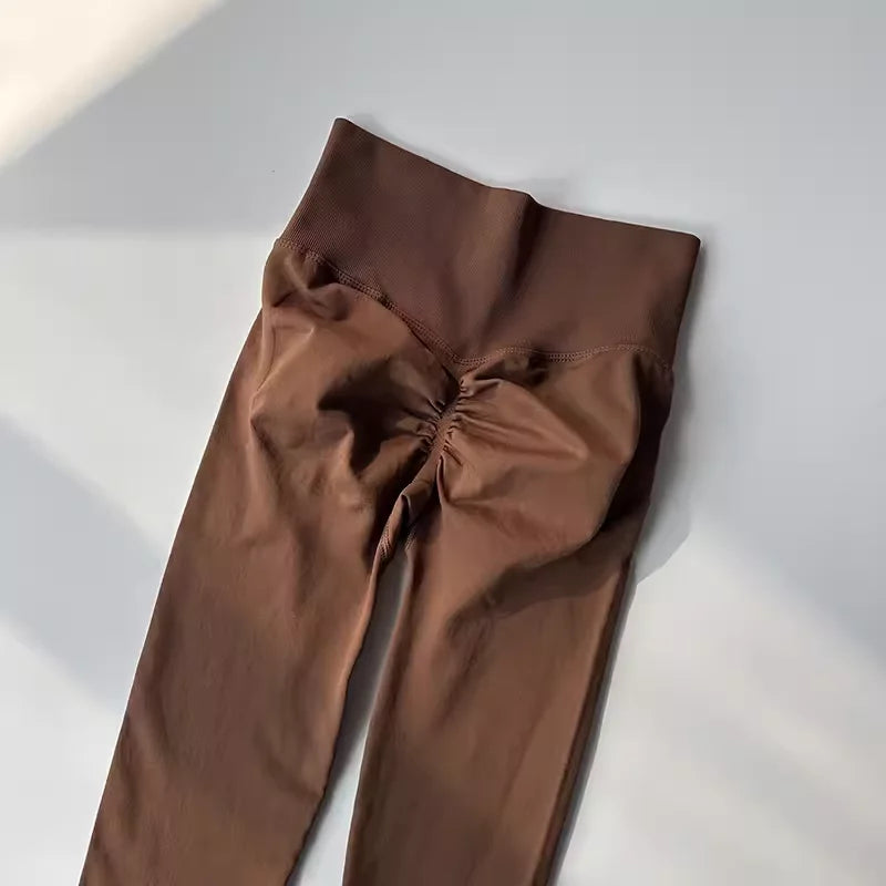 High-Waist Push-Up Yoga Leggings