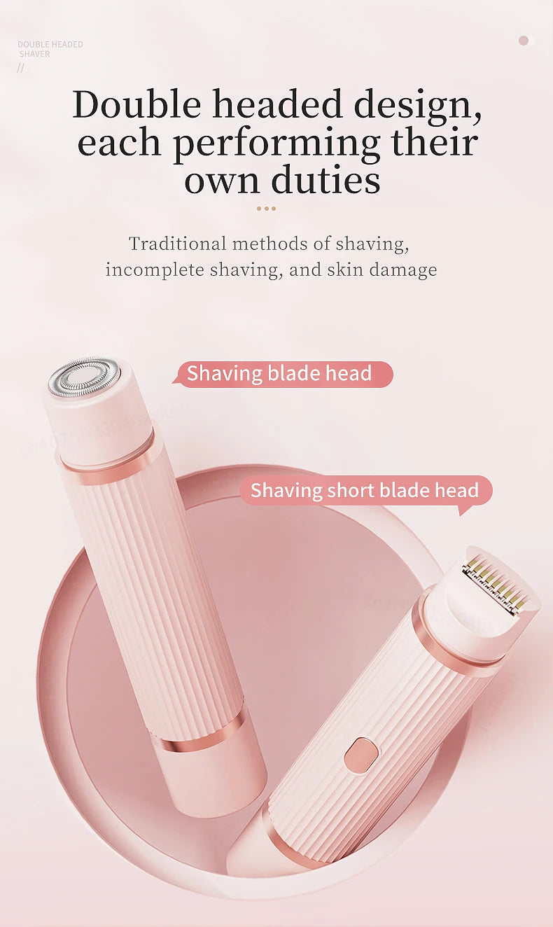 Electric Shaver for Women – Bikini & Facial Hair Trimmer