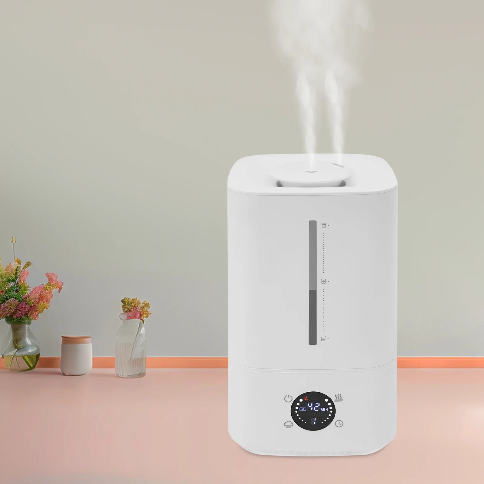 6L Touch Control Humidifier – Hot & Cold Mist