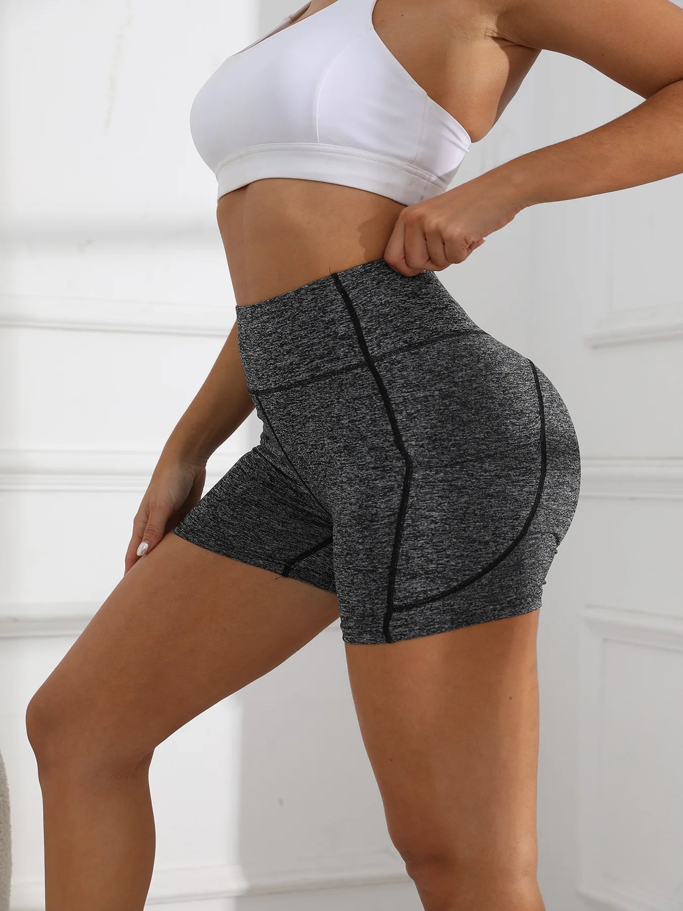 Women’s High-Waist Hip-Lift Shorts