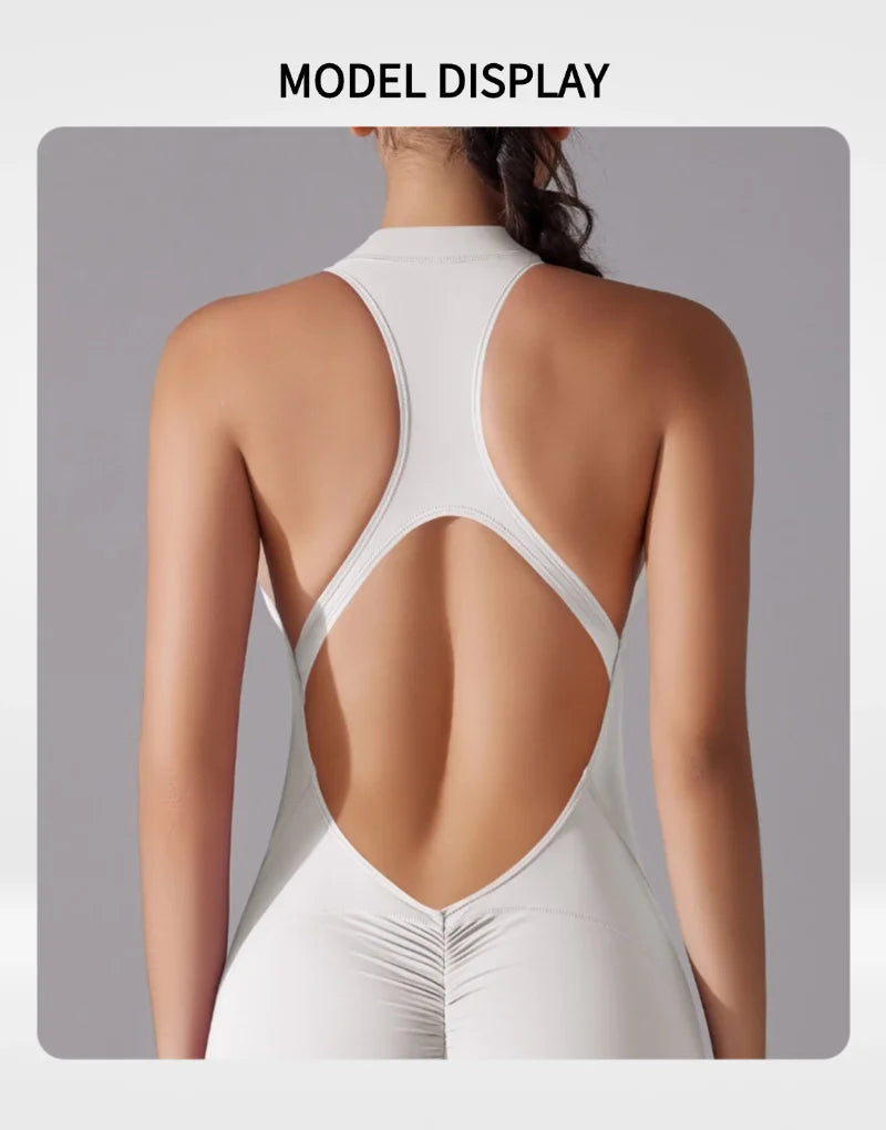 Women’s One-Piece Fitness Jumpsuit