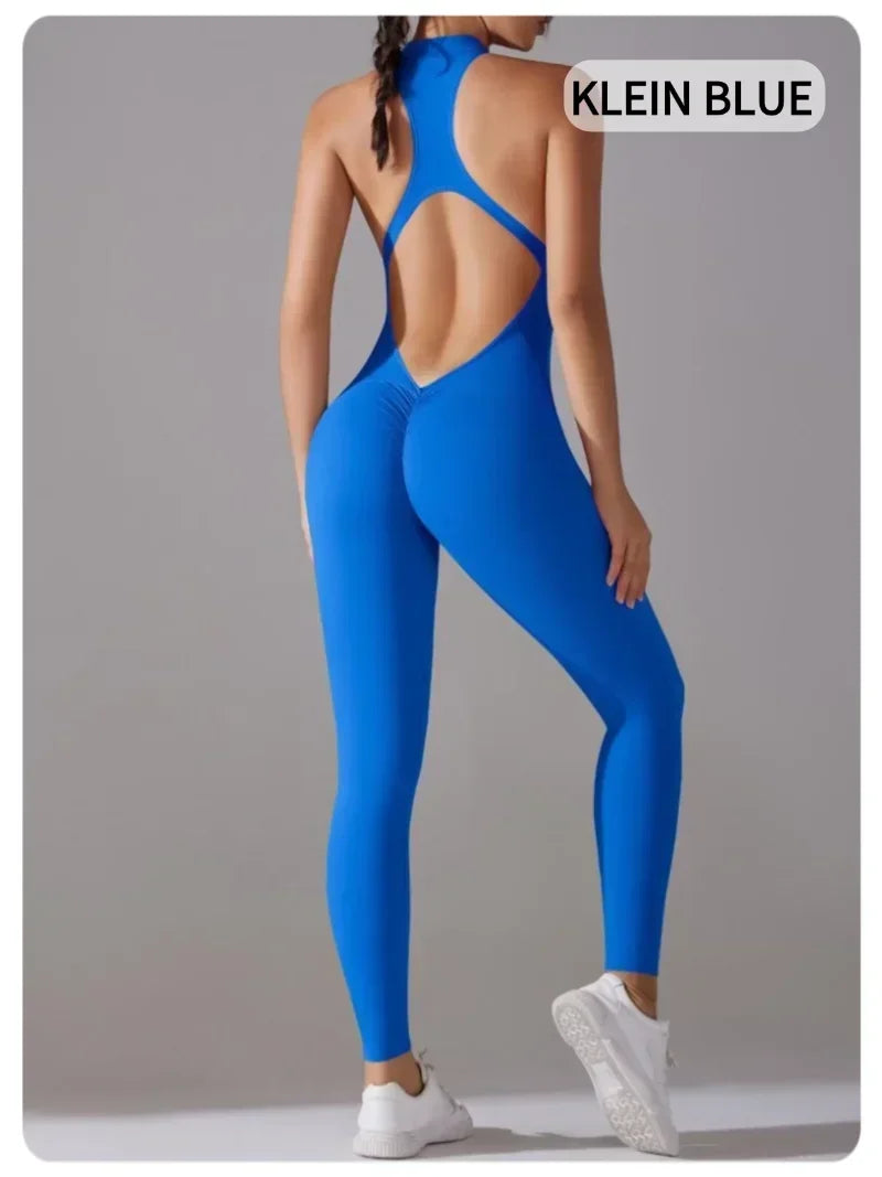 Women’s One-Piece Fitness Jumpsuit