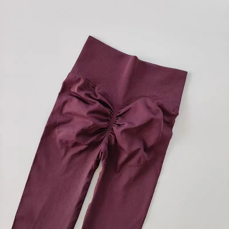 High-Waist Push-Up Yoga Leggings