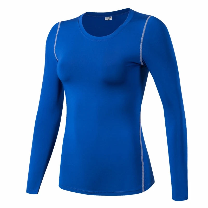 Women’s Long Sleeve Quick Dry Fitness Sport Shirt