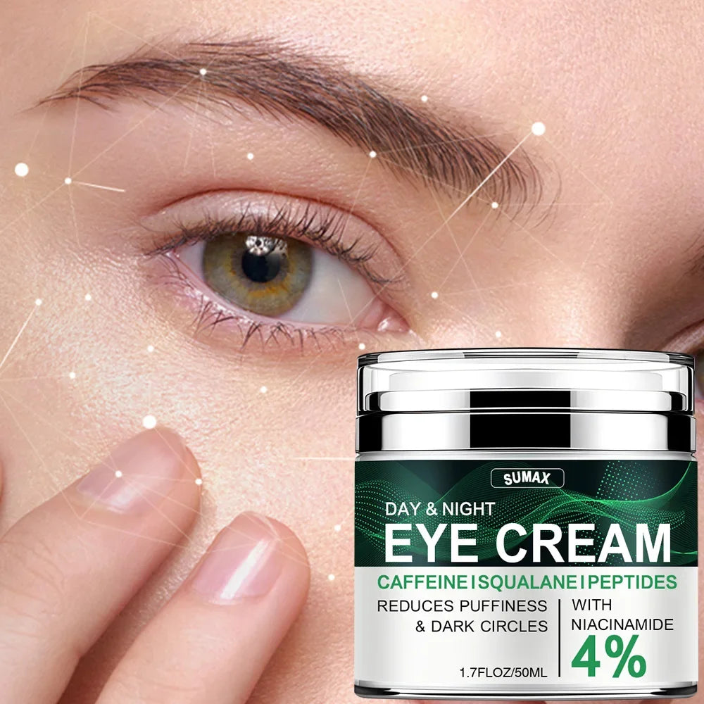 Nicotinamide Eye Cream for Dark Circles and Puffiness with Hyaluronic Acid