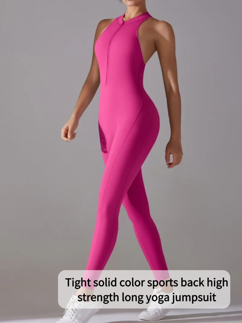 Women’s One-Piece Fitness Jumpsuit