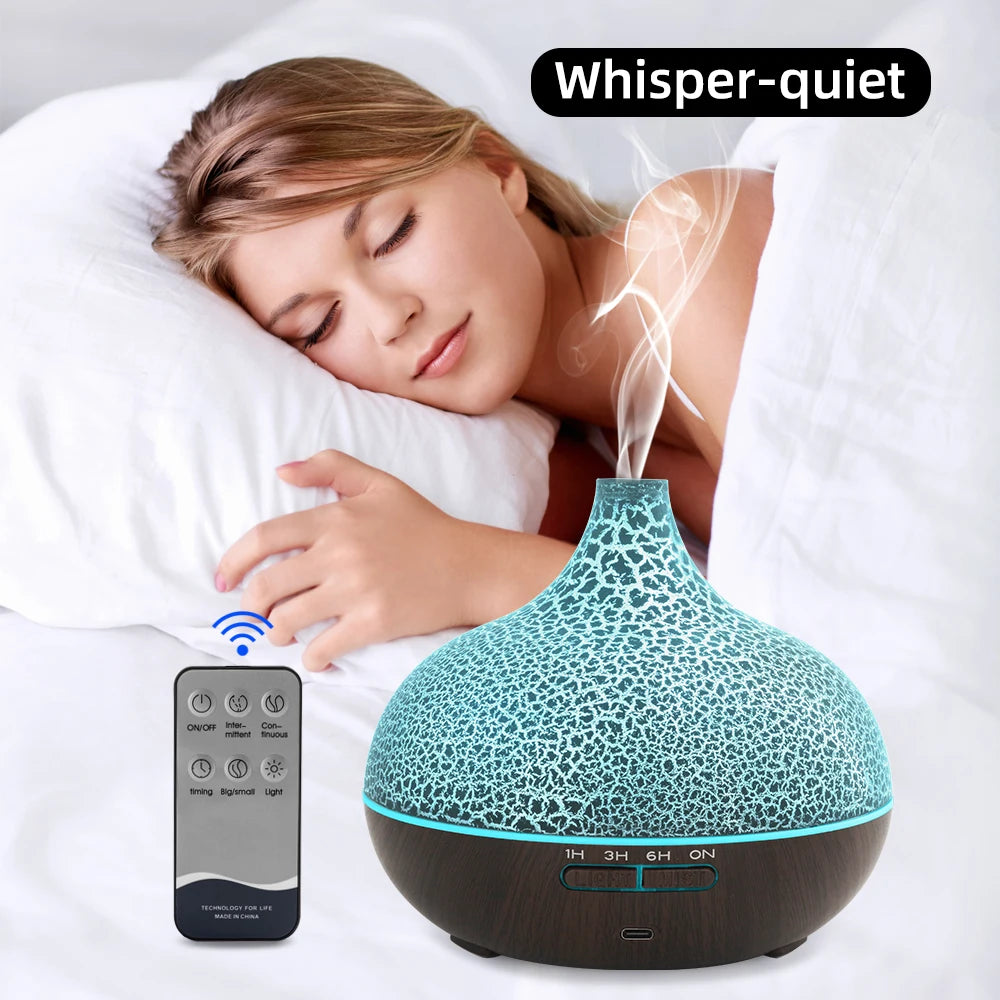 550ml Ultrasonic LED Humidifier Diffuser