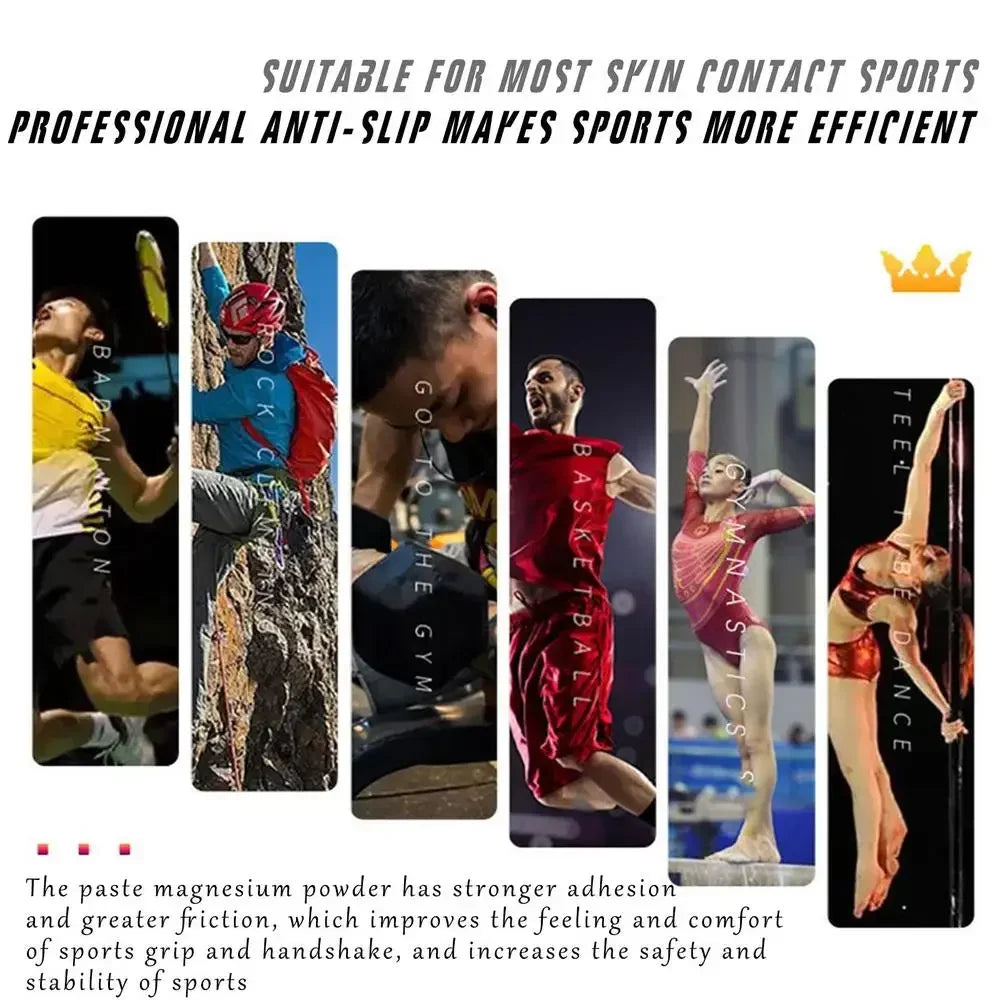 Liquid Chalk Sports Magnesium Grip Cream for Fitness, Weightlifting, and Climbing