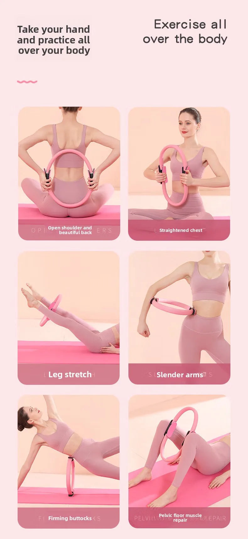 38CM Yoga Pilates Ring – Anti-Slip