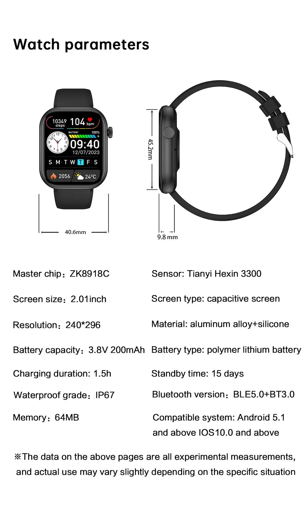 New Fashion Smart Watch 5 for Xiaomi Men and Women