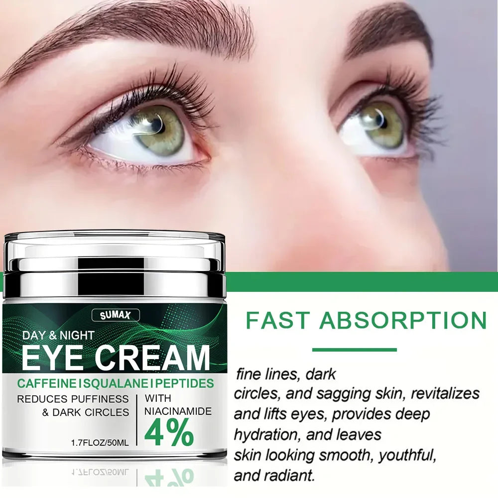 Nicotinamide Eye Cream for Dark Circles and Puffiness with Hyaluronic Acid