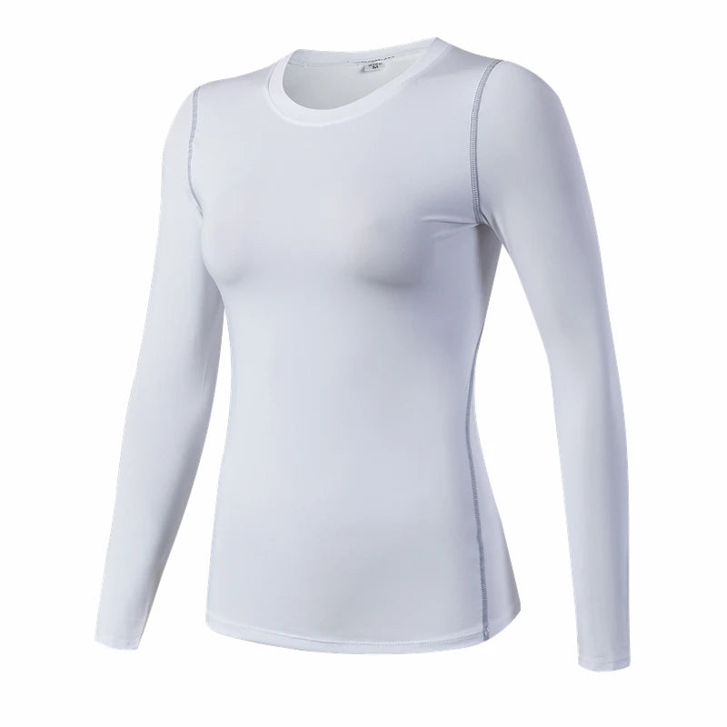 Women’s Long Sleeve Quick Dry Fitness Sport Shirt
