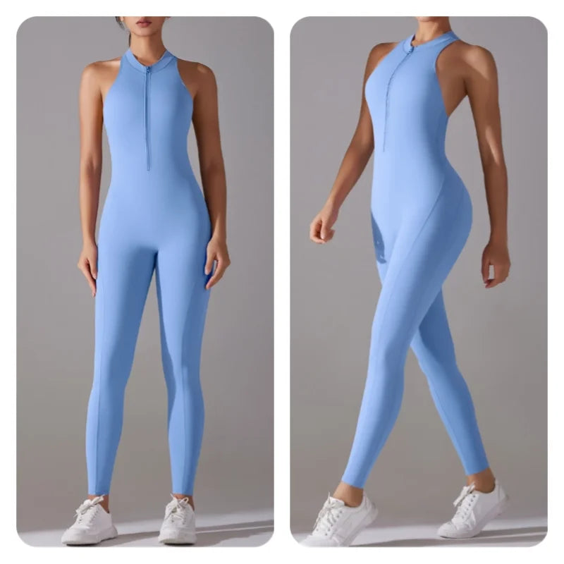 Women’s One-Piece Fitness Jumpsuit