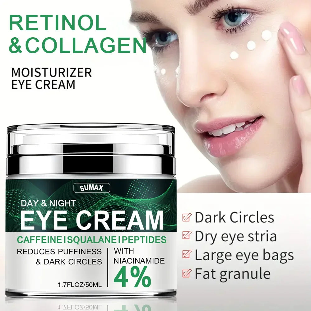 Nicotinamide Eye Cream for Dark Circles and Puffiness with Hyaluronic Acid
