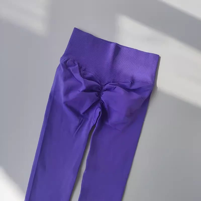 High-Waist Push-Up Yoga Leggings