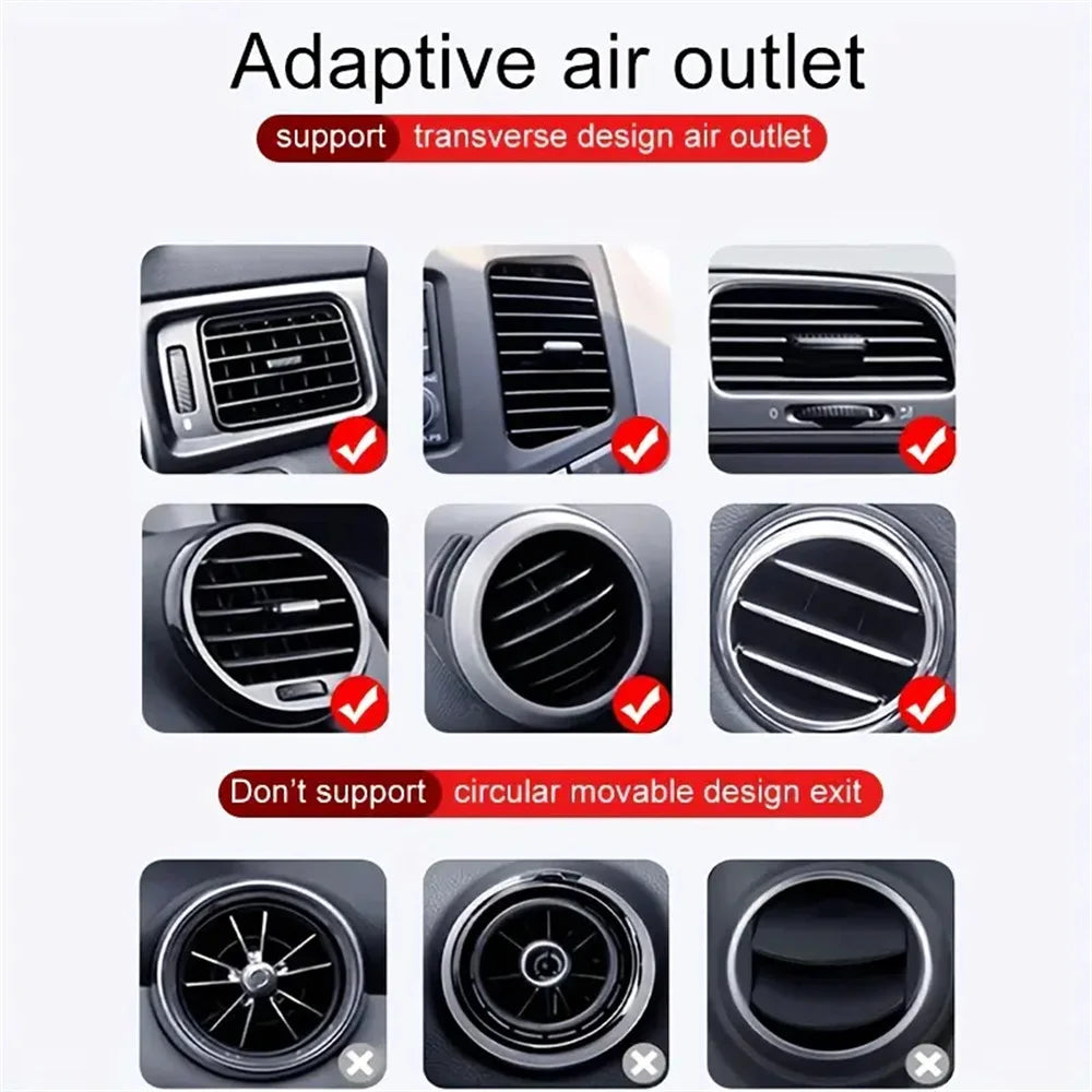 Car Air Vent Perfume Clip Set Flower Daisy Design Aromatherapy Freshener