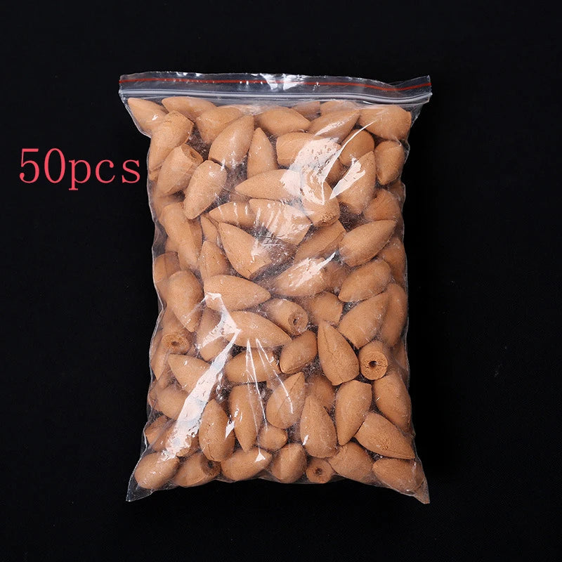 Mixed Backflow Incense Cones – Multi Scents