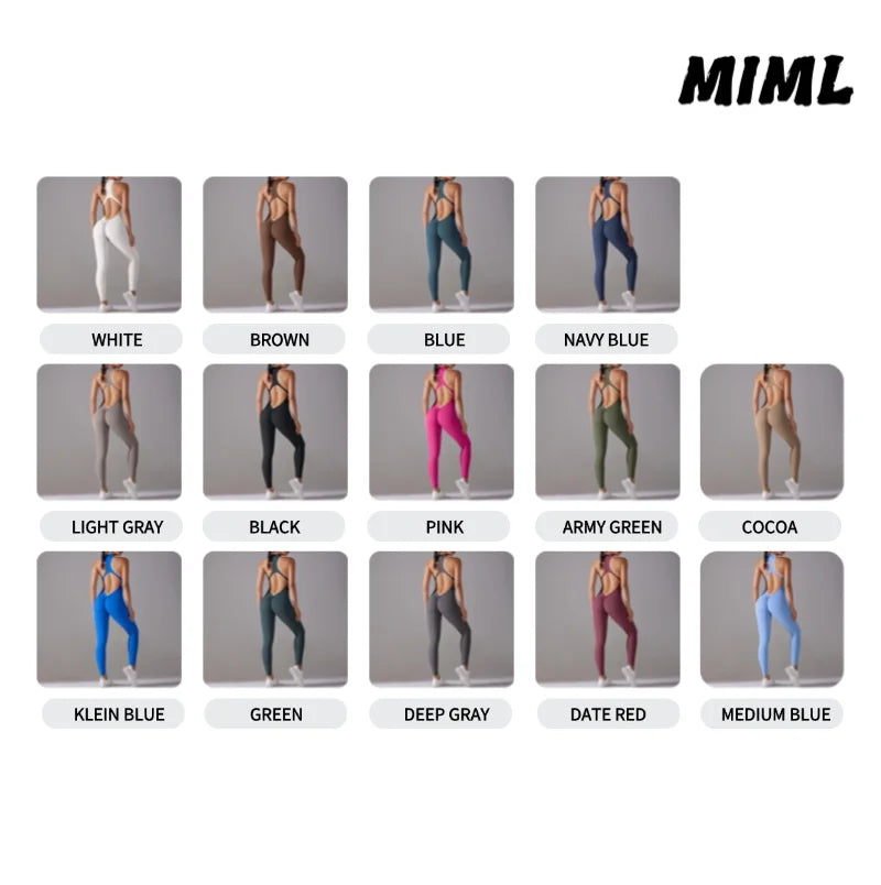 Women’s One-Piece Fitness Jumpsuit